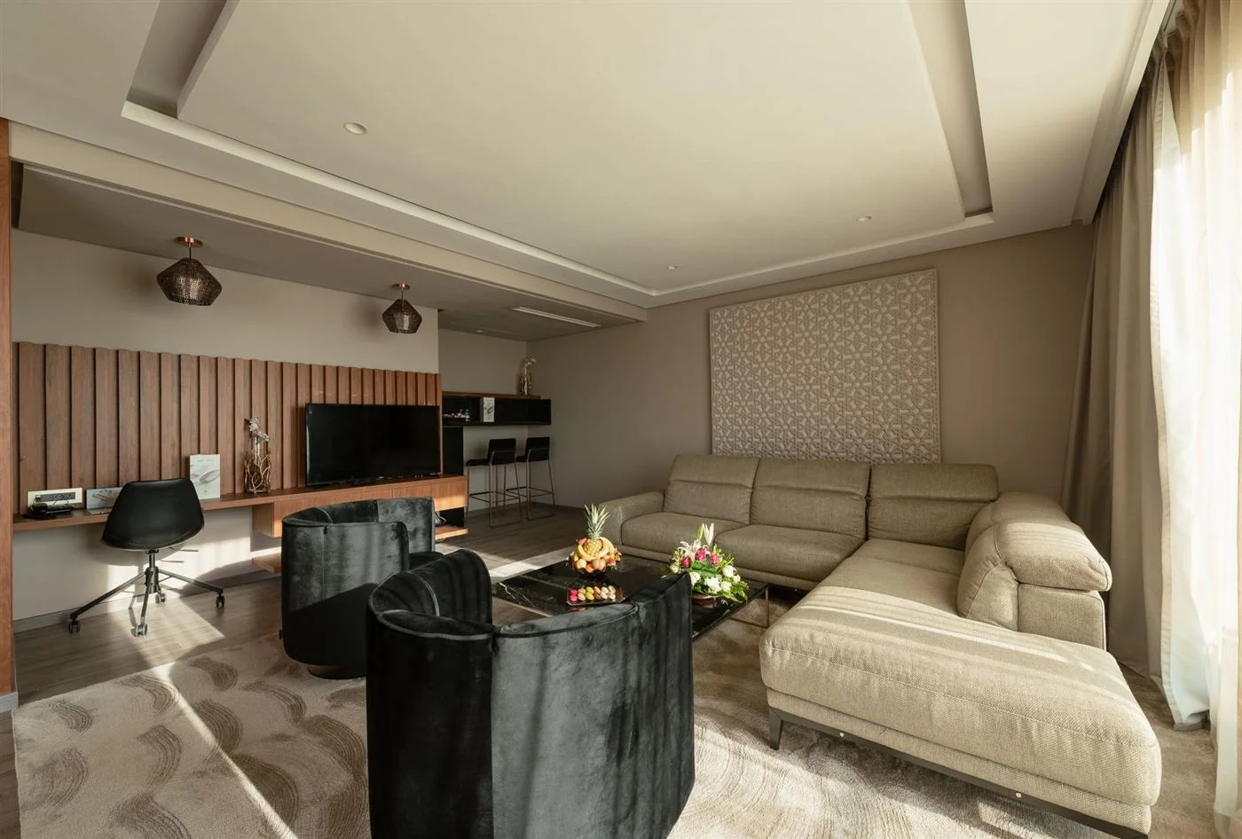Room lounge seating area