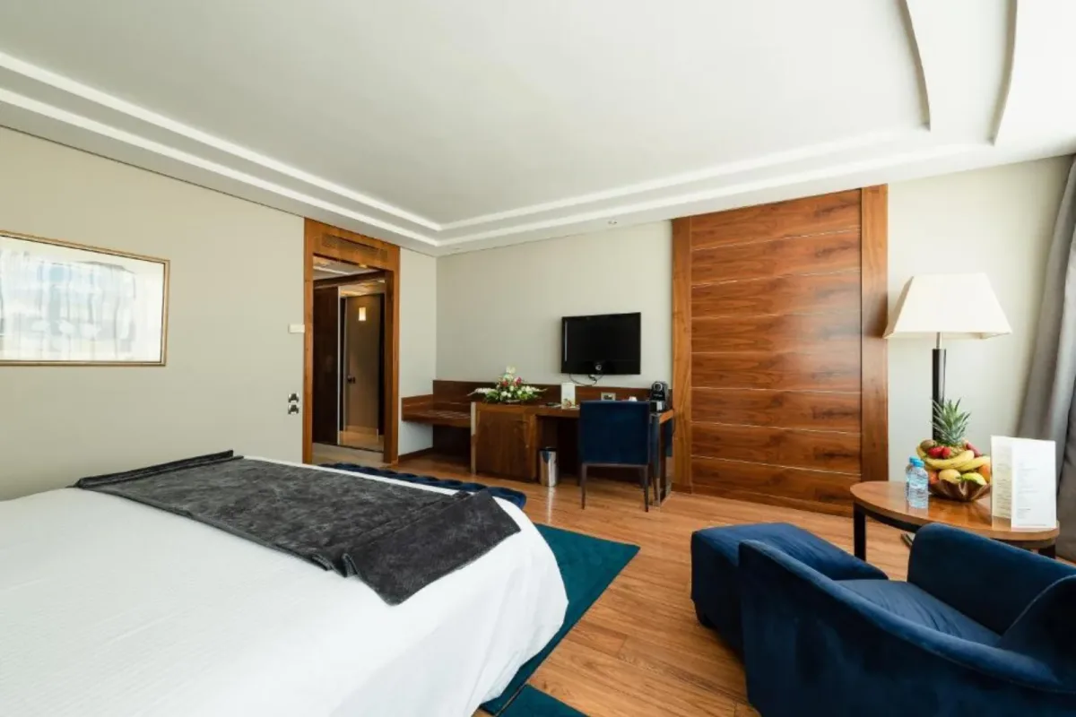 Zona de estar de la Habitación Premium